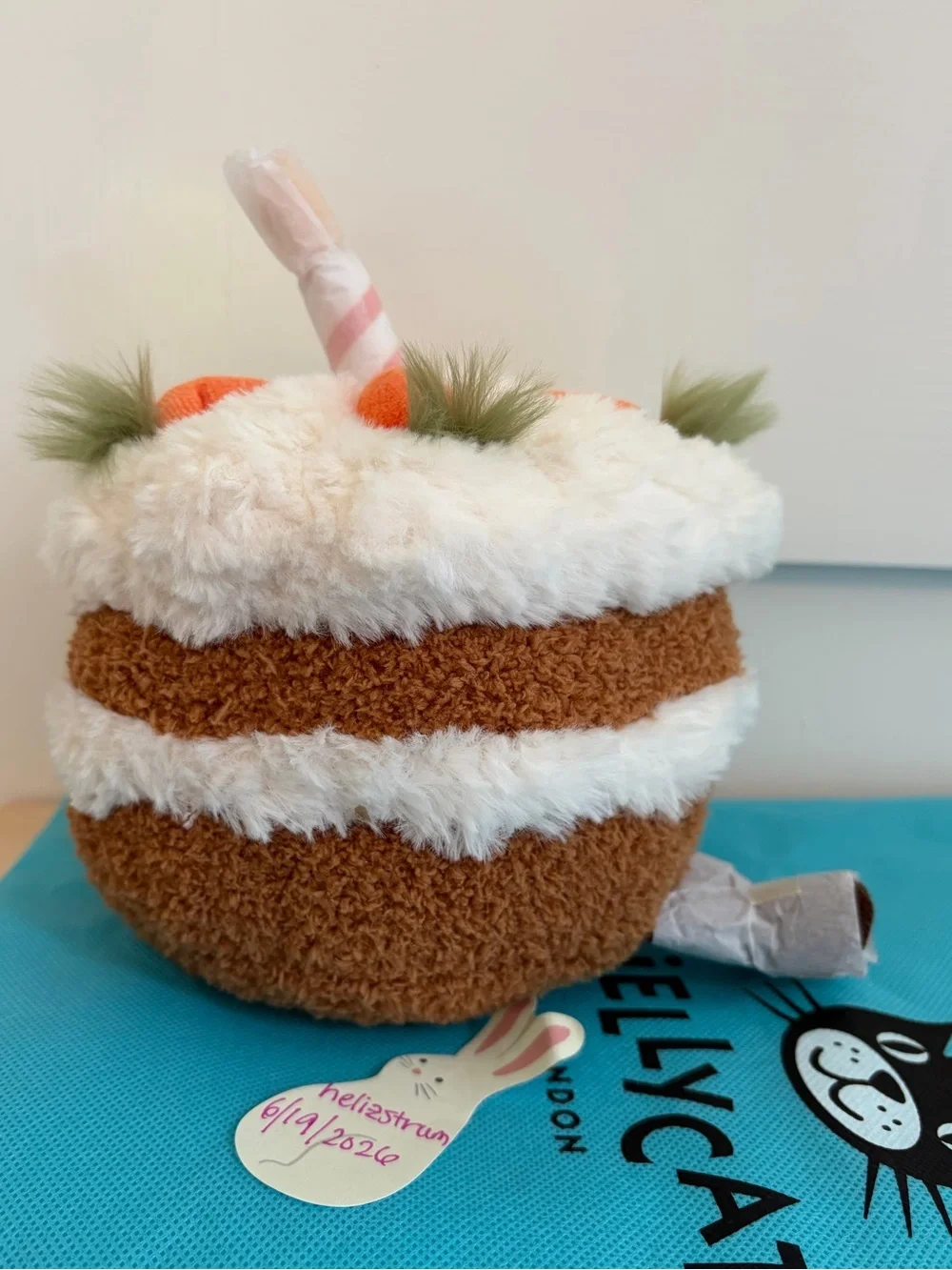 BNWT Jellycat Amusables Carrot Cake (OS)